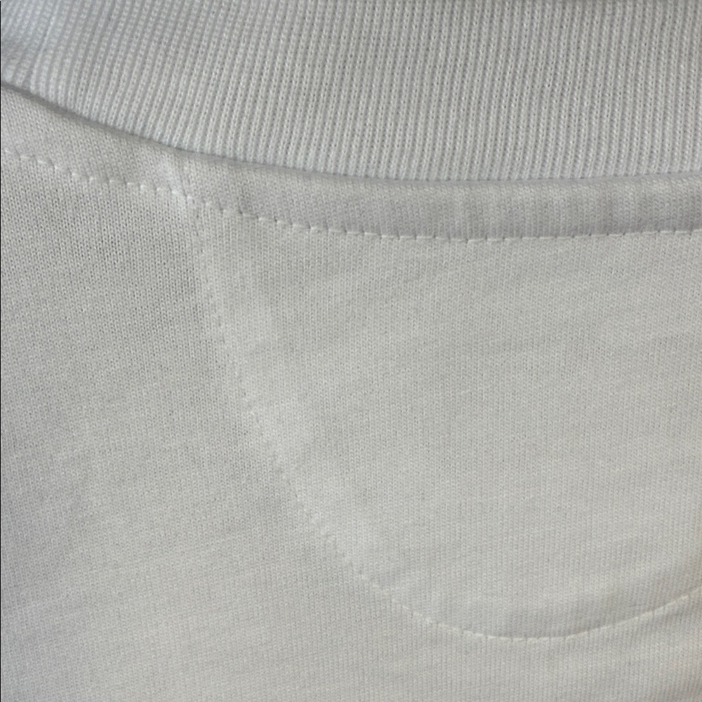 Fendi White T-Shirt with Logo Pocket - Picture 9 of 13
